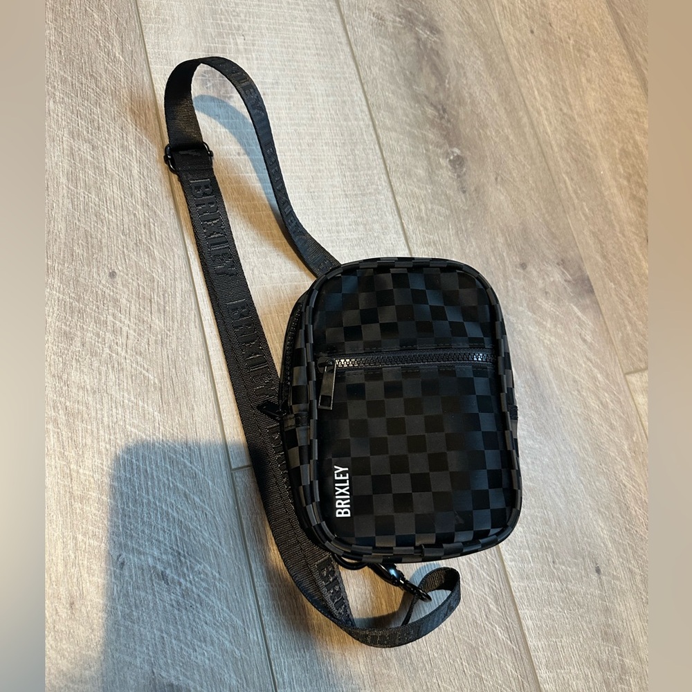 Brixley shadow checkered crossbody